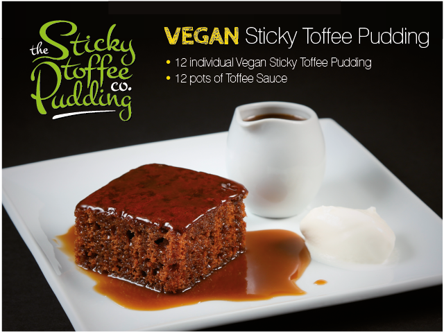 *H/MADE* "VEGAN" STICKY TOFFEE PUD SQ 1X12