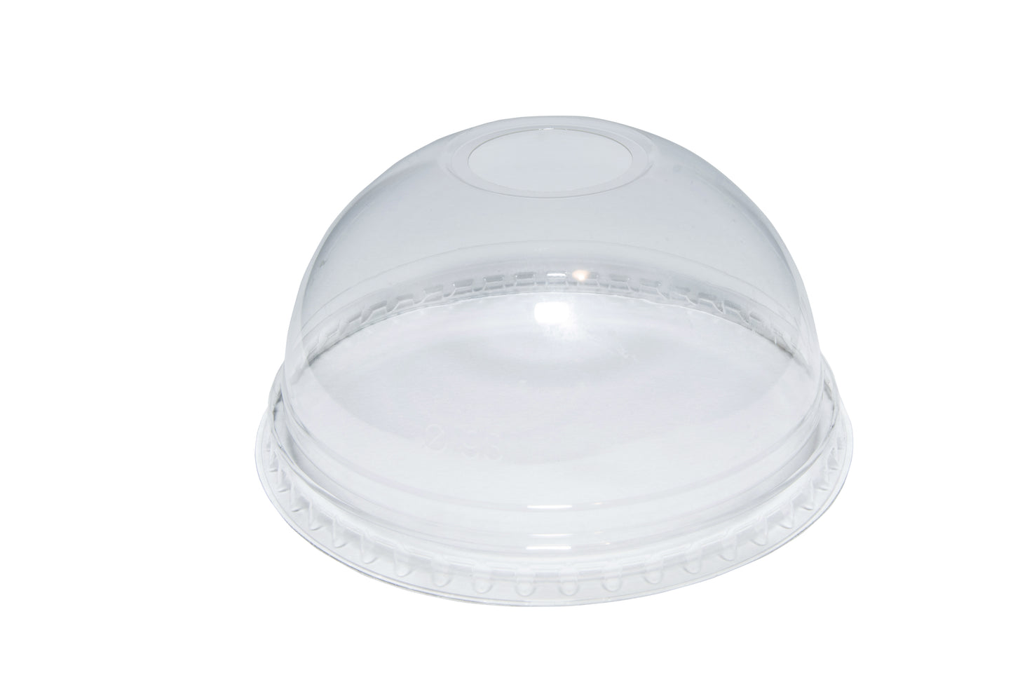 12oz PET Domed Lid (w-hole)