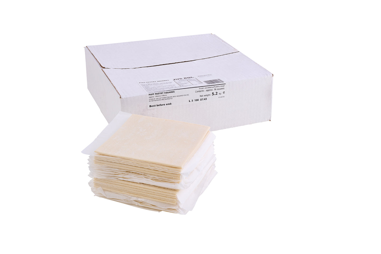 5" Puff Pastry Squares