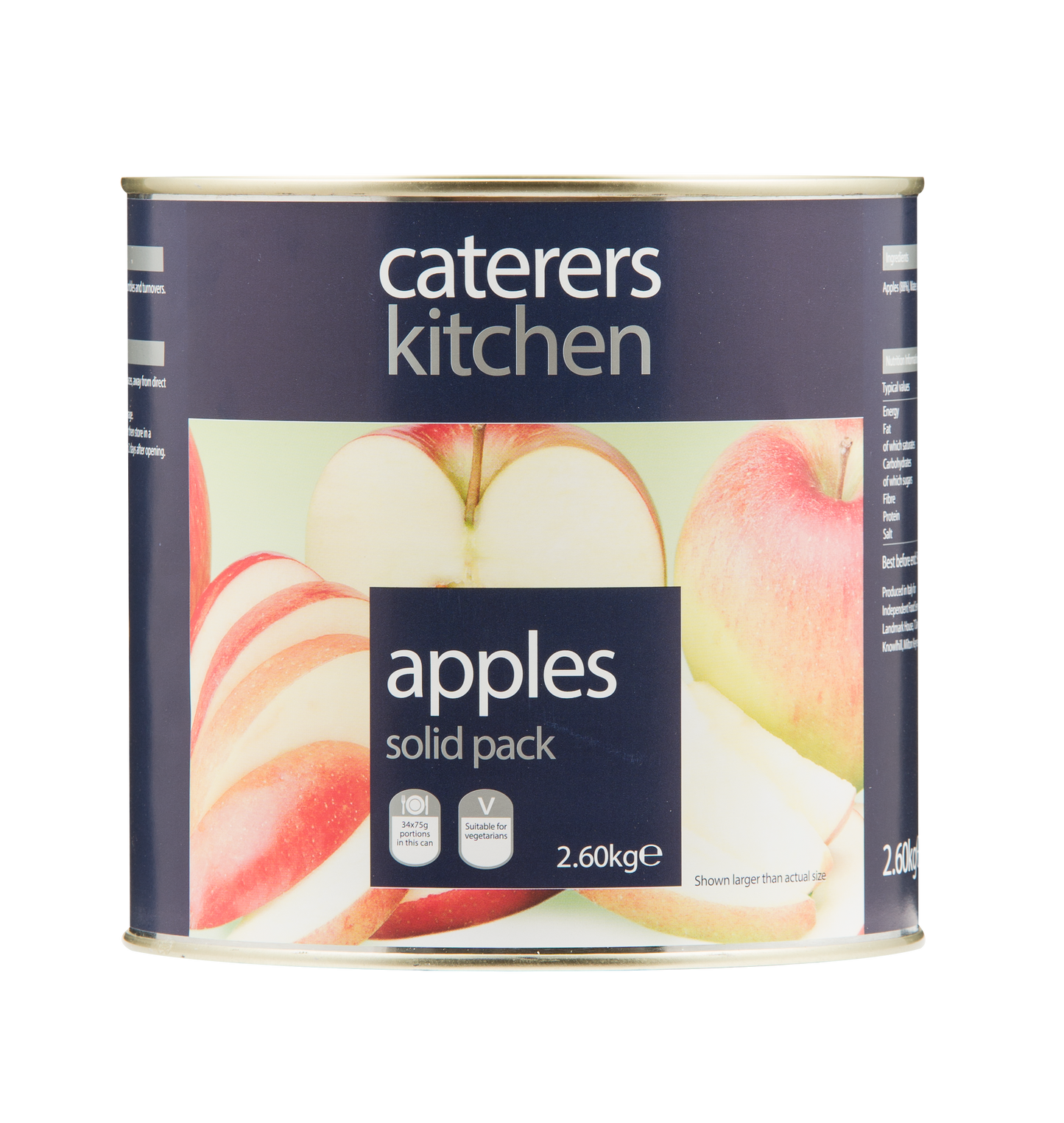 Solid Pack Apples (tin)