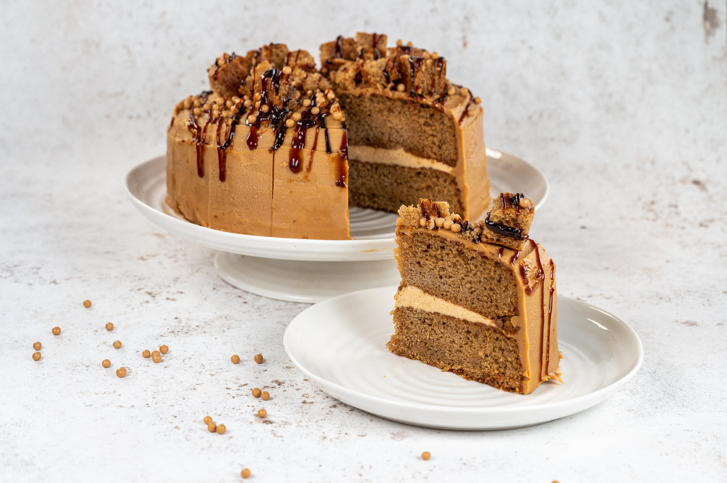 Sticky Toffee Caramel Cake