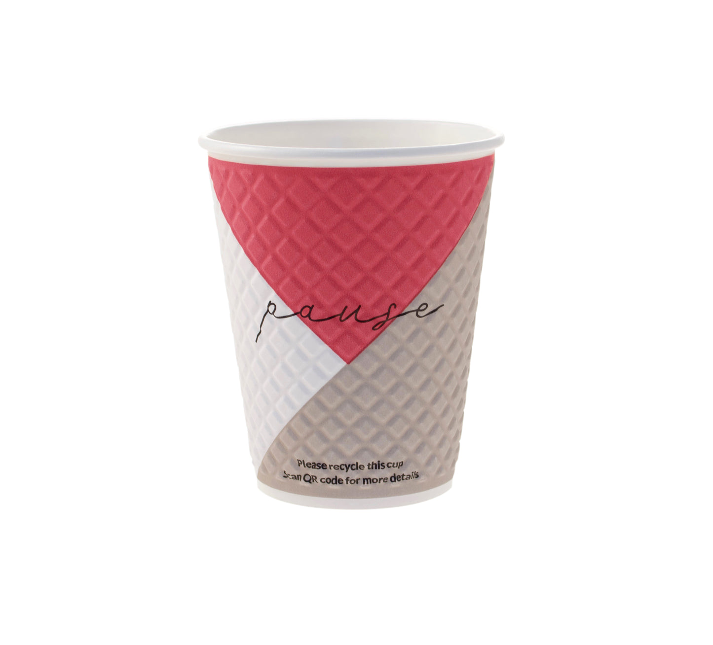 12oz Double Wall Cup Pause Design