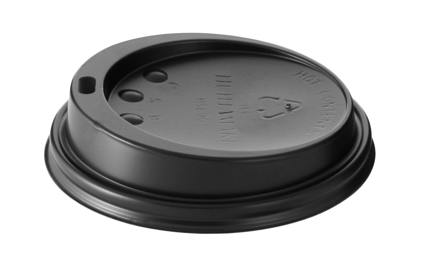 12/16oz Black Sip Lid 90mm