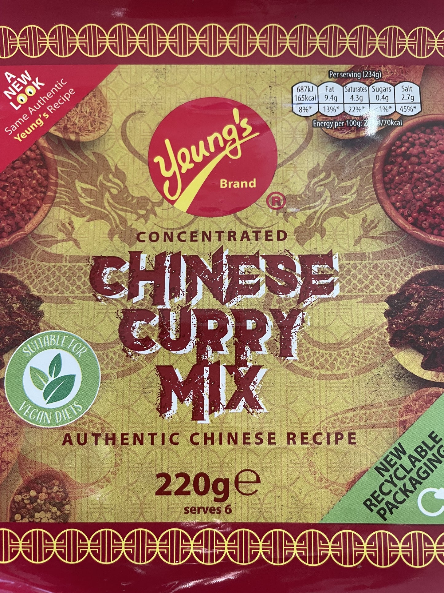 Chinese Curry Sauce Mix (Sachets)