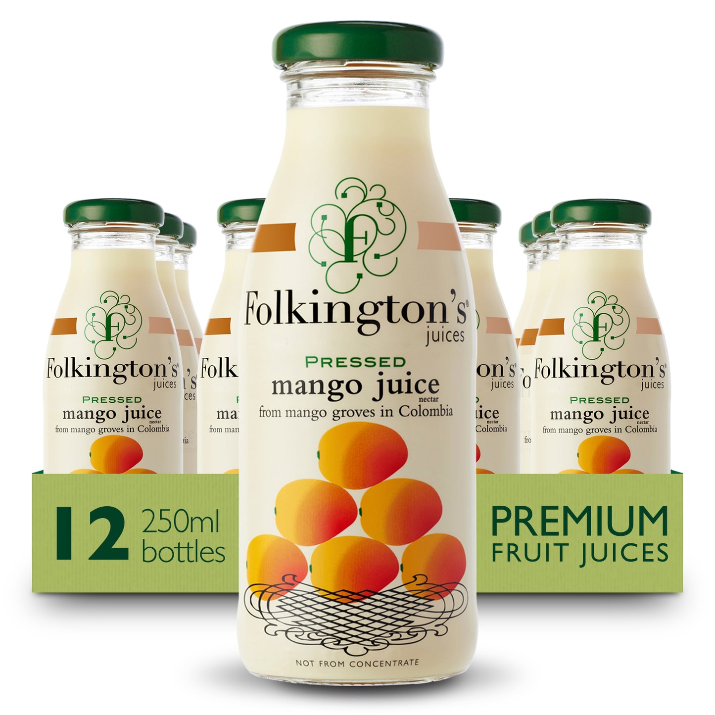 FOLKINGTON'S MANGO JUICE 12X250ML