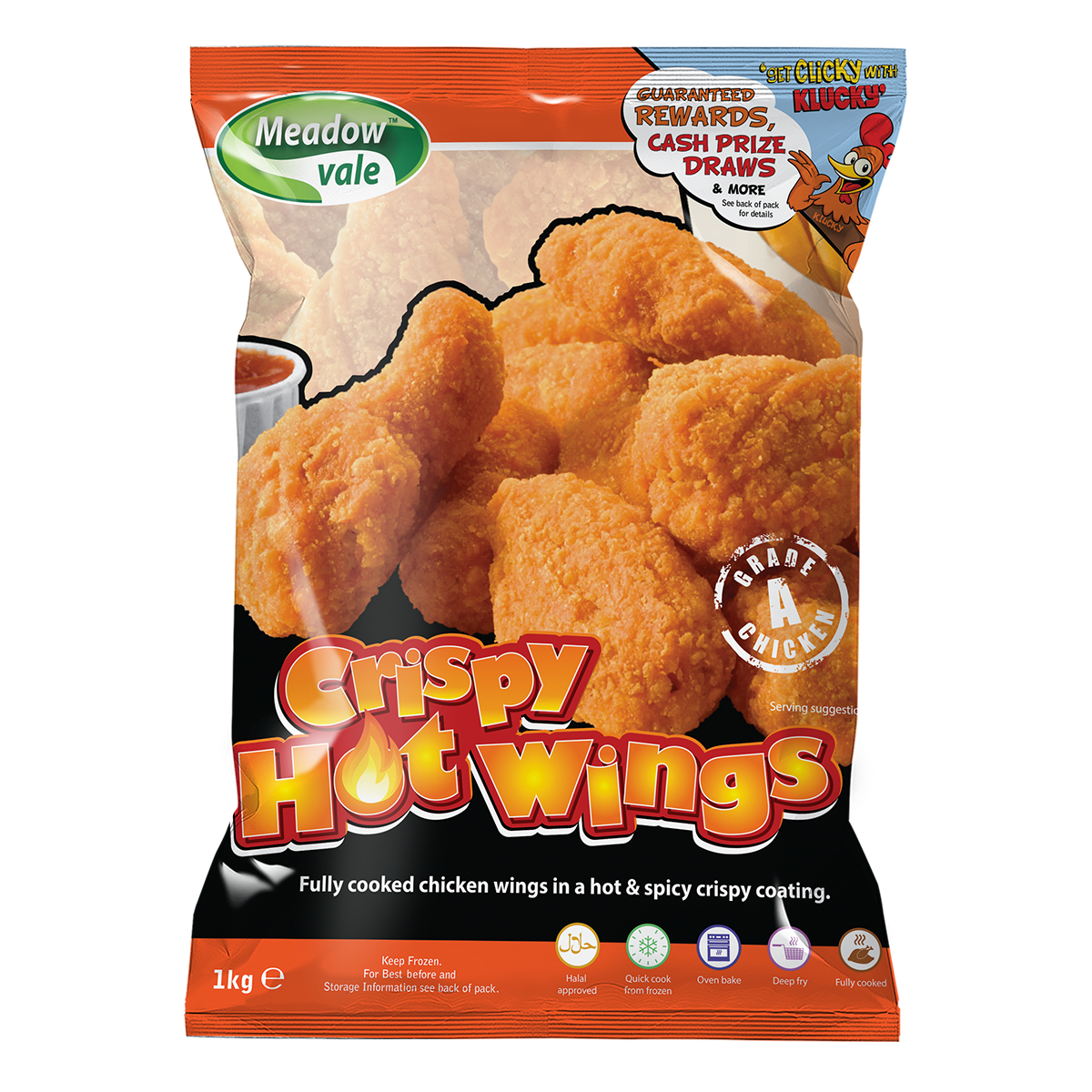 Hot n Spicy Coated Chicken Wings