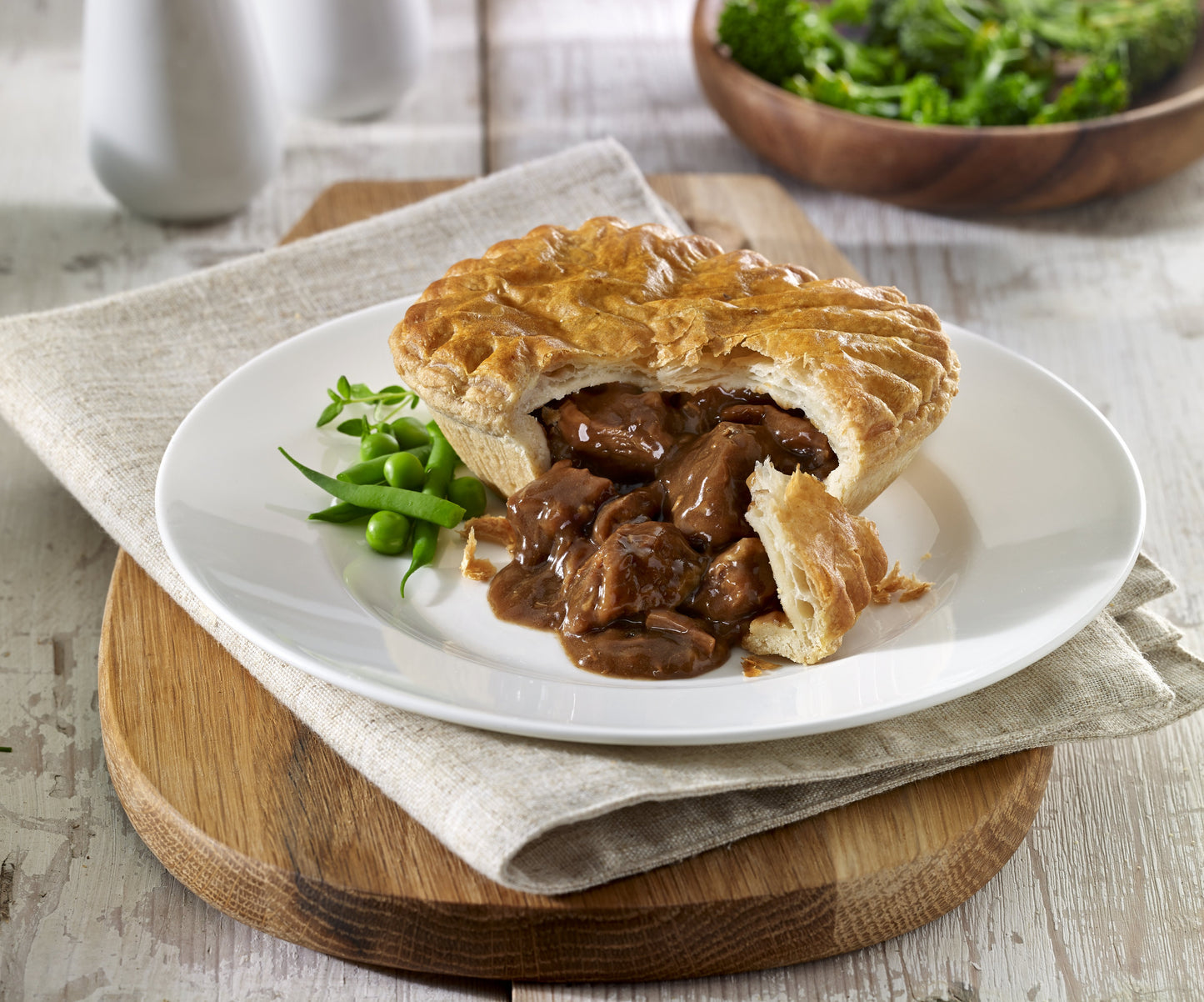 Puff Steak Pies Unbaked