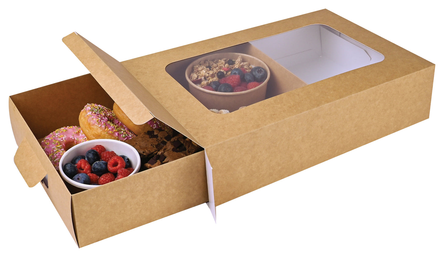 SMALL KRAFT PLATTER BOX X50