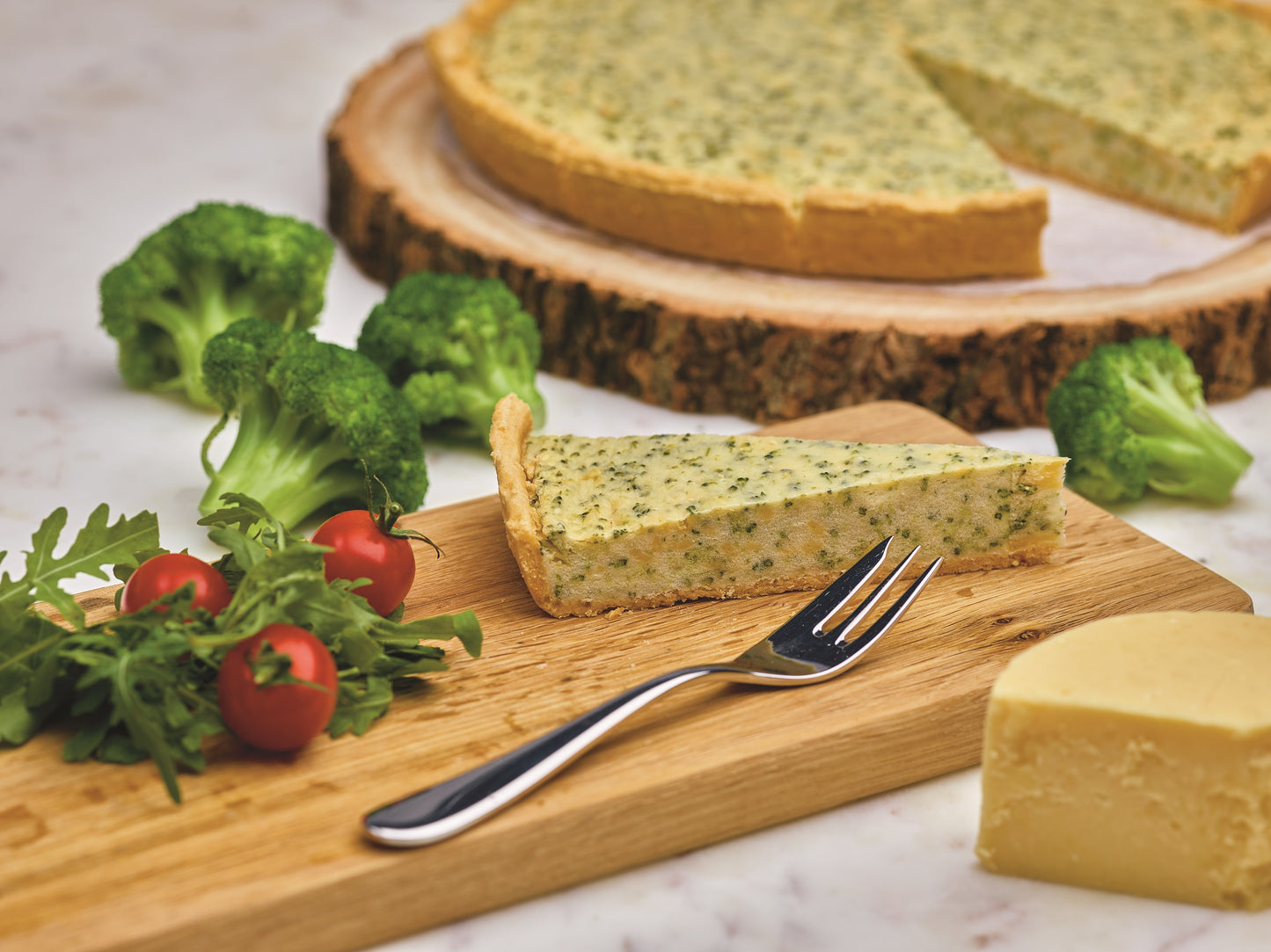11" Cheese & Broccoli Quiche