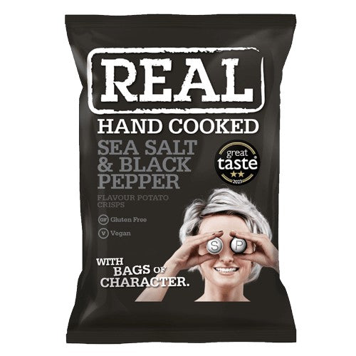 Sea Salt and Black Pepper Crisps