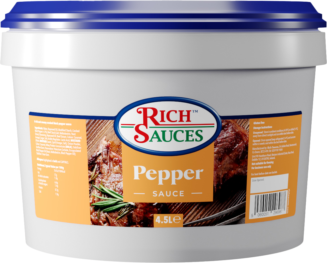 RICH SAUCES PEPPER SAUCE 4.5LTR