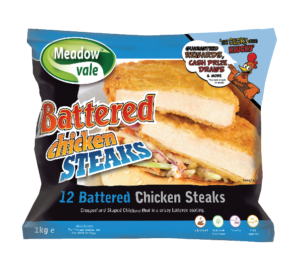 Battered Chicken Steaks
