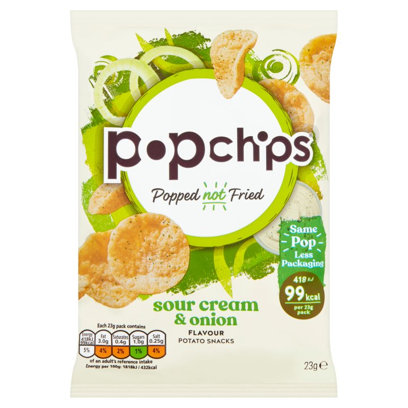 Sour Cream and Onion Pop Chips