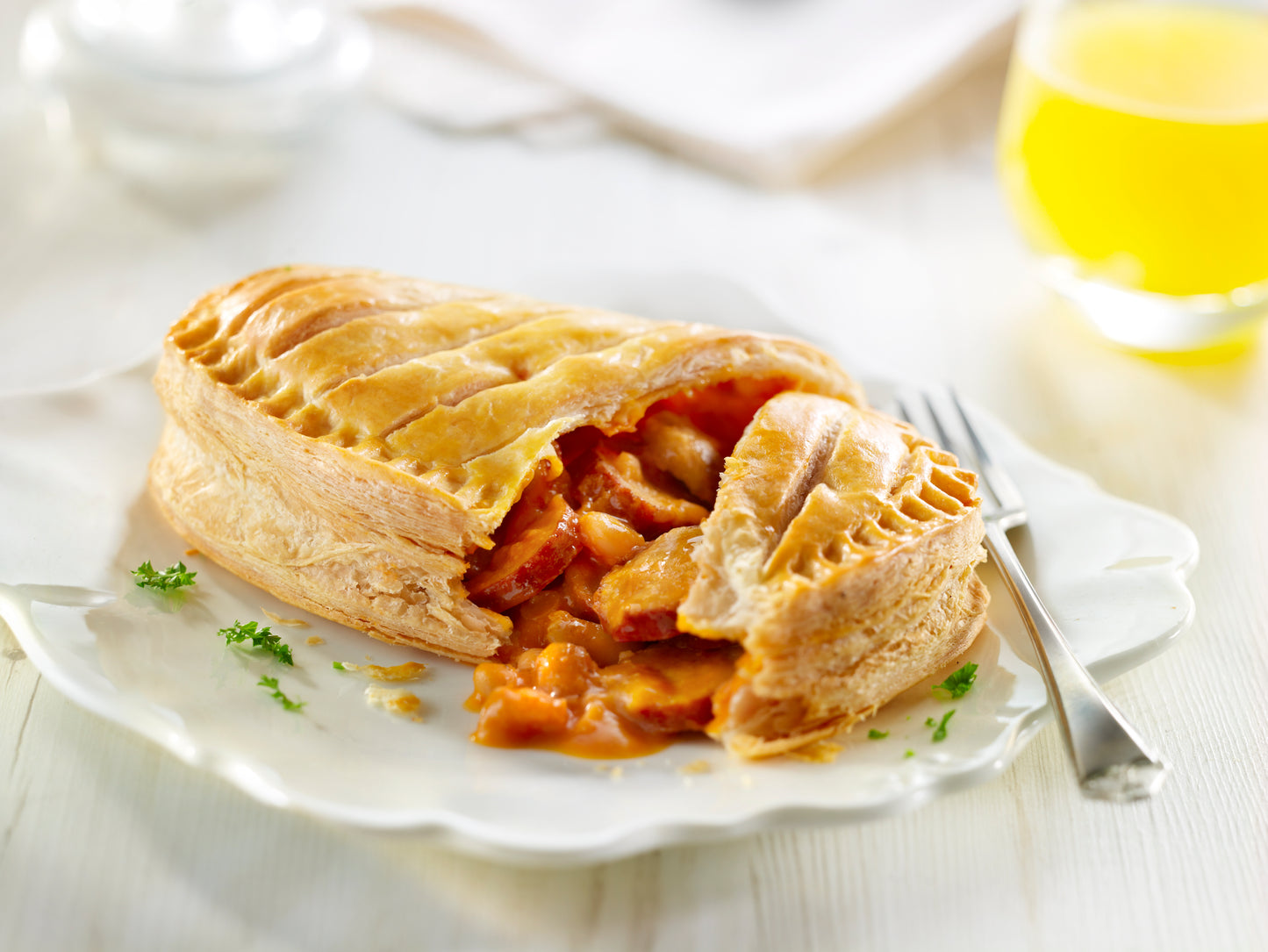 Unbaked Breakfast Pasty (sausage/bean & cheese)