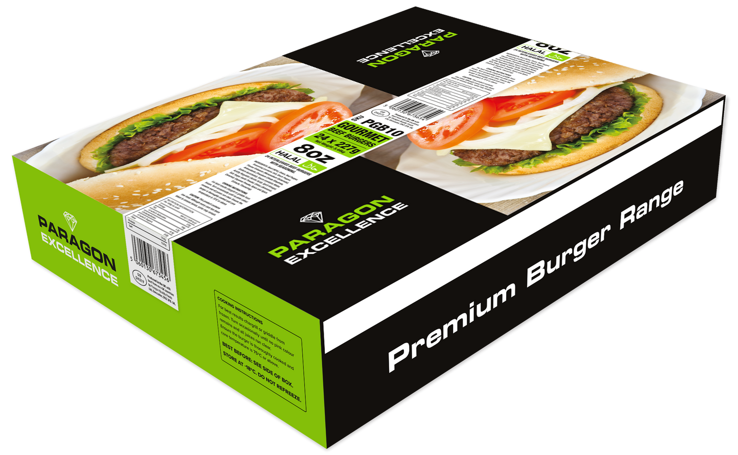 Gourmet Halal Burger 90% (225g)