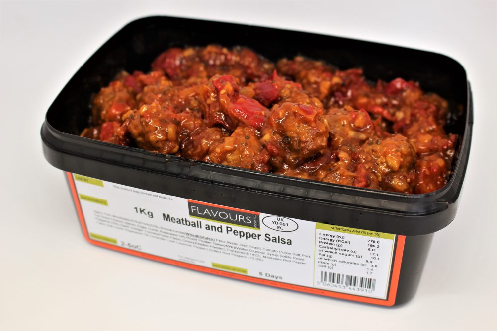 Meatball & Pepper Salsa Sandwich Filling
