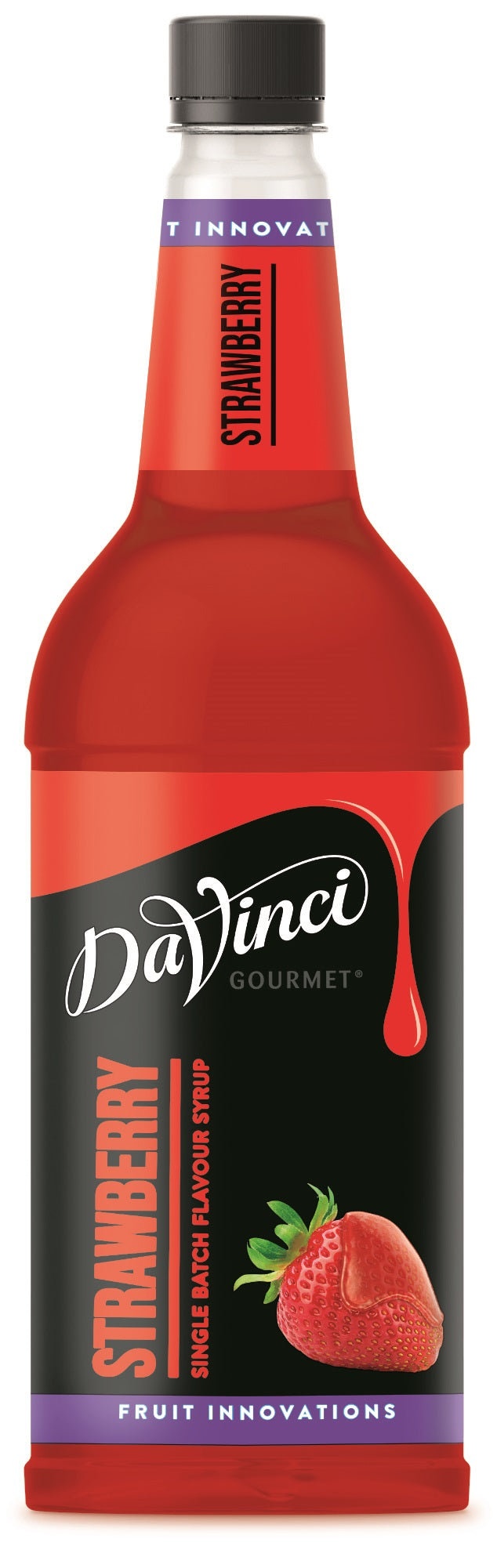 Strawberry Flavoured Coffee Syrup Bottle