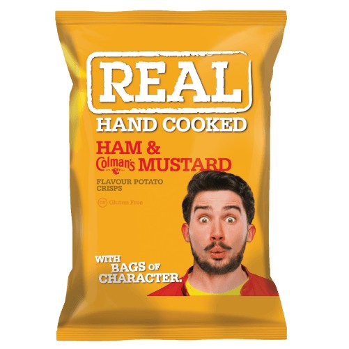 Ham and English Mustard Crisps