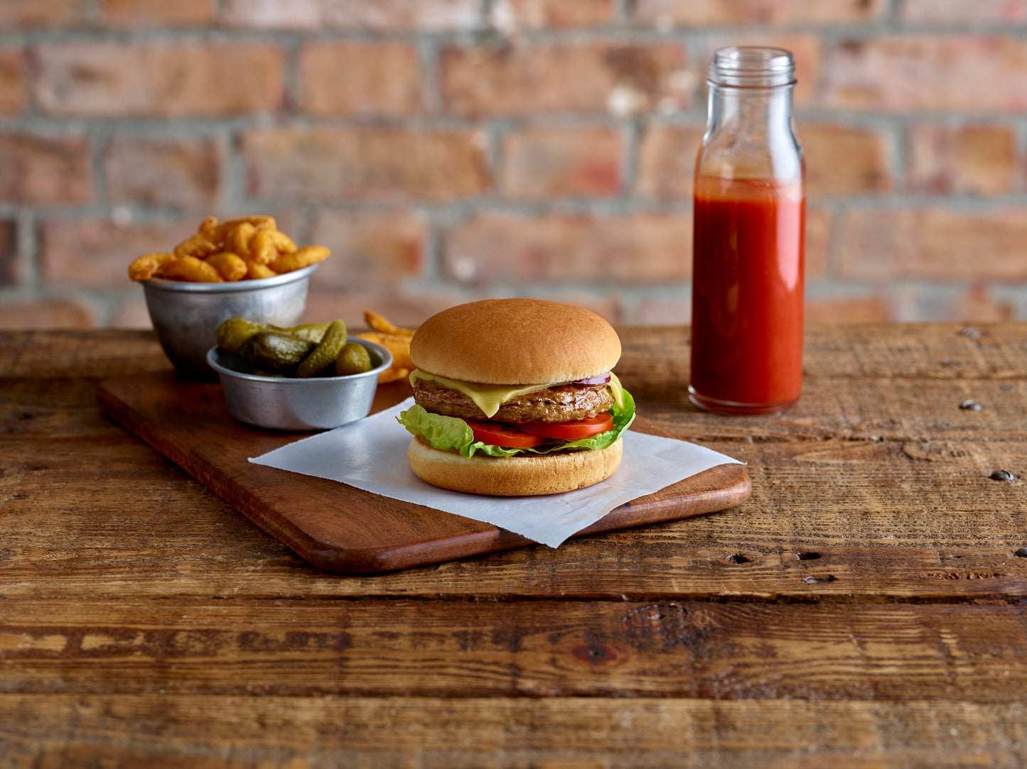 4.5" Plain Burger Bun (fully baked)