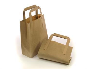 Brown Handle Paper Bags (large)
