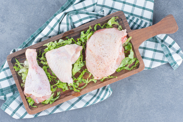 Frozen Raw Uncooked Chicken