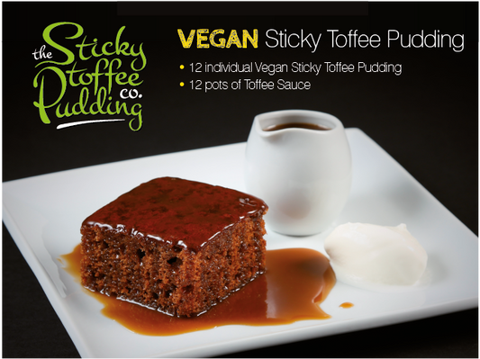 *H/MADE* "VEGAN" STICKY TOFFEE PUD SQ 1X12
