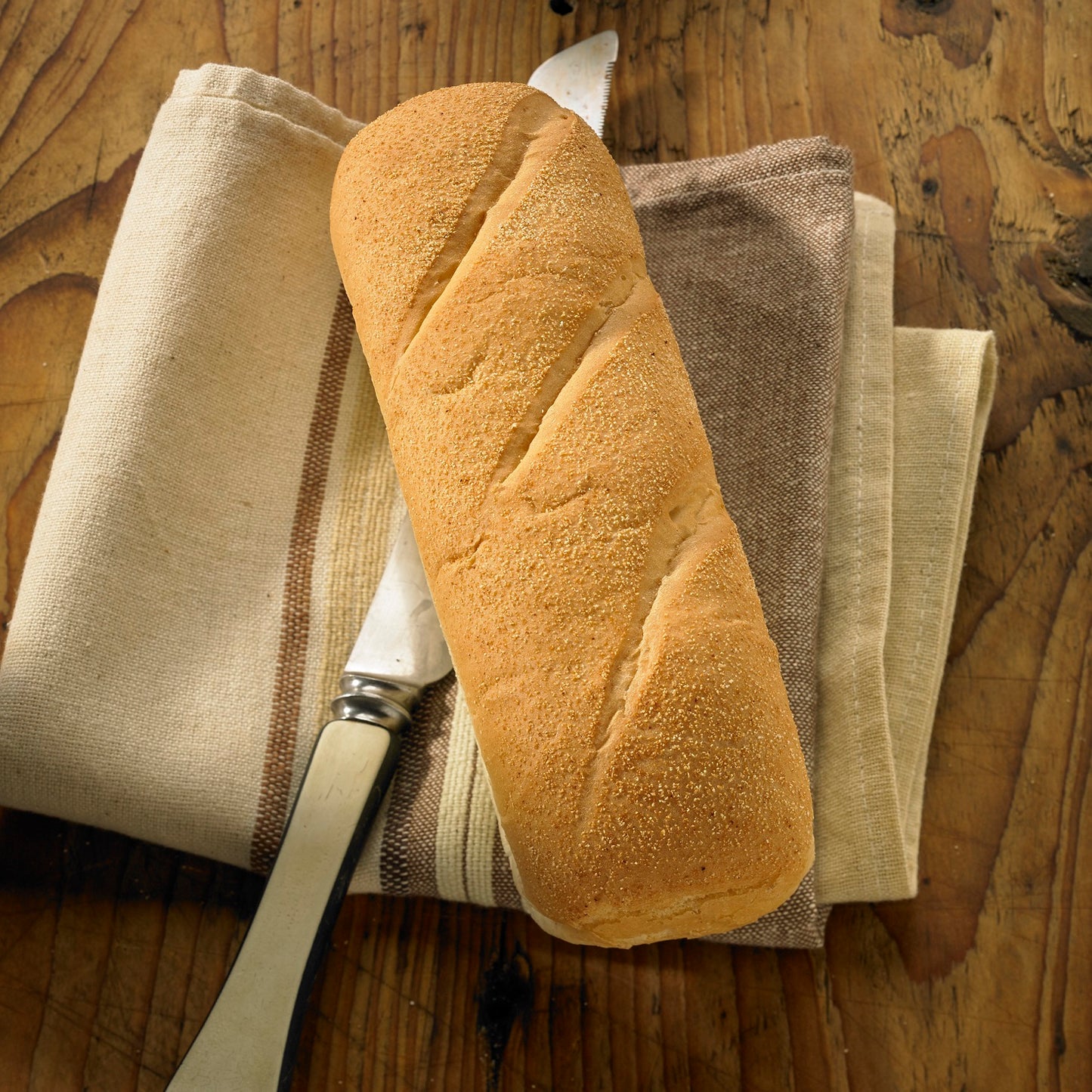 White Sub Roll 8"
