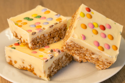 Smartie Crispy Cake