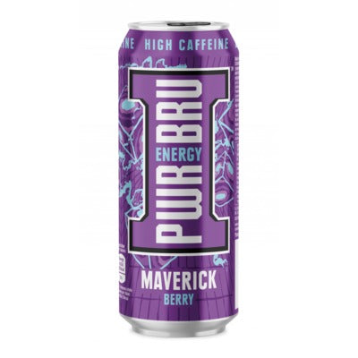 Pwr Bru Energy Maverick Berry Cans