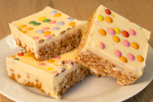 Smartie Crispy Cake