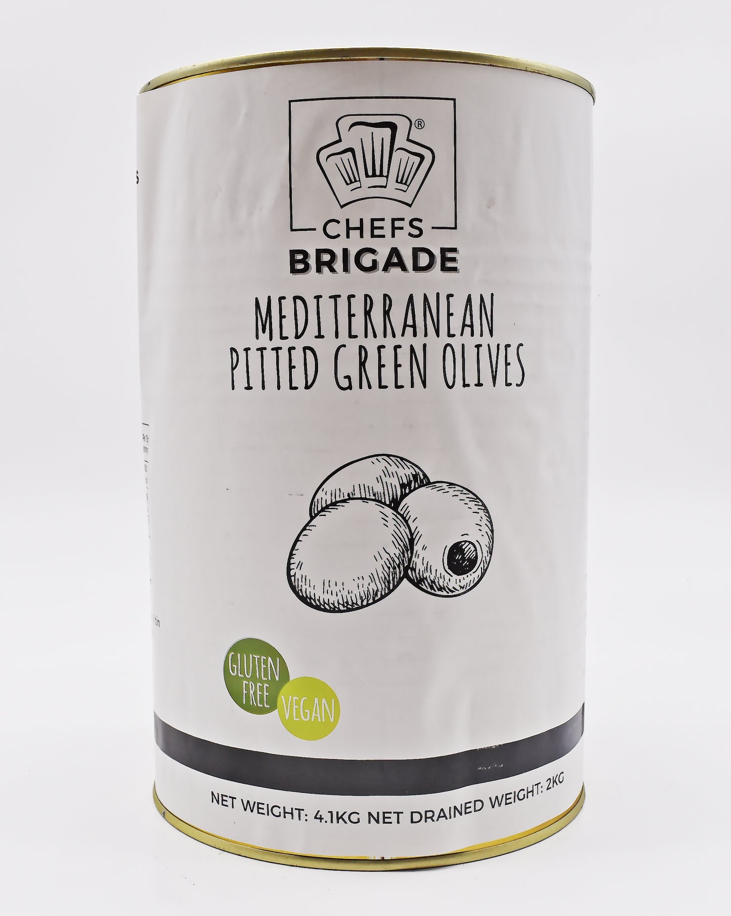 Green Pitted Olives