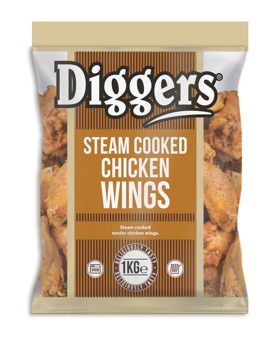 Steamed Cooked Chicken Wings
