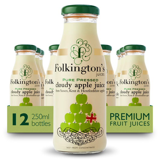 FOLKINGTON'S APPLE JUICE 12X250ML