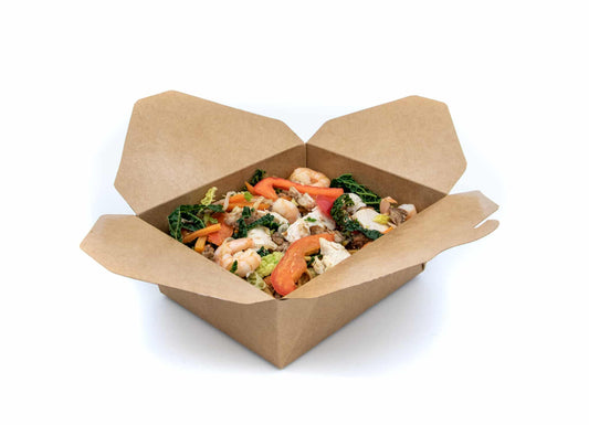 Kraft Deli Box with Lid 1300ml