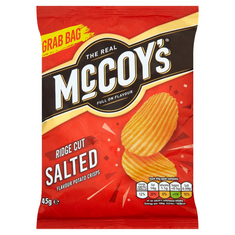 MCCOYS READY SALTED 36X45GM
