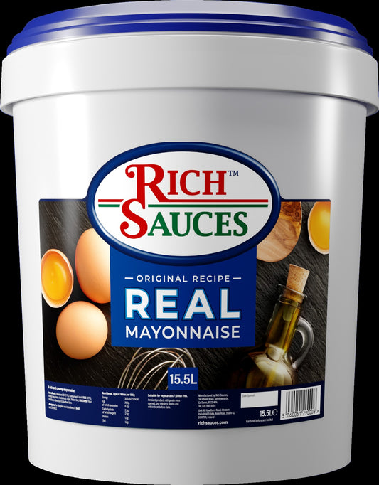RICH SAUCES REAL MAYONNAISE 15LTR
