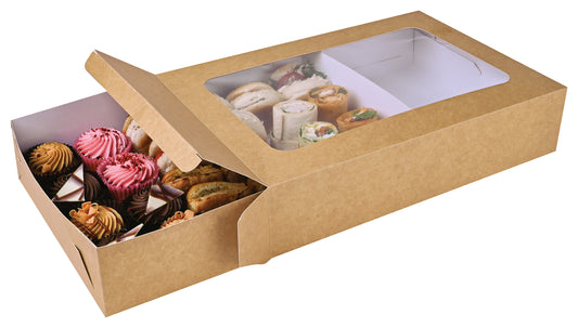MEDIUM KRAFT PLATTER BOX X50