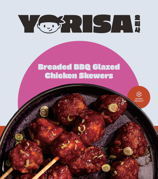 12 Breaded BBQ Glazed Chicken Skewers