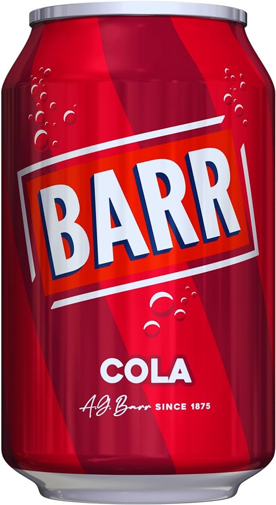 24X330ML BARRS COLA CANS
