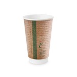 16oz Double Wall Brown Kraft Cup