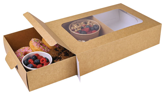 SMALL KRAFT PLATTER BOX X50