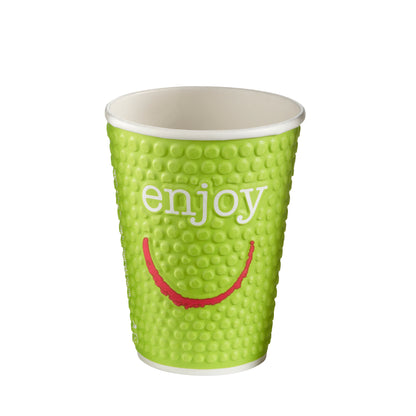 12oz Enjoy Embossed Cup