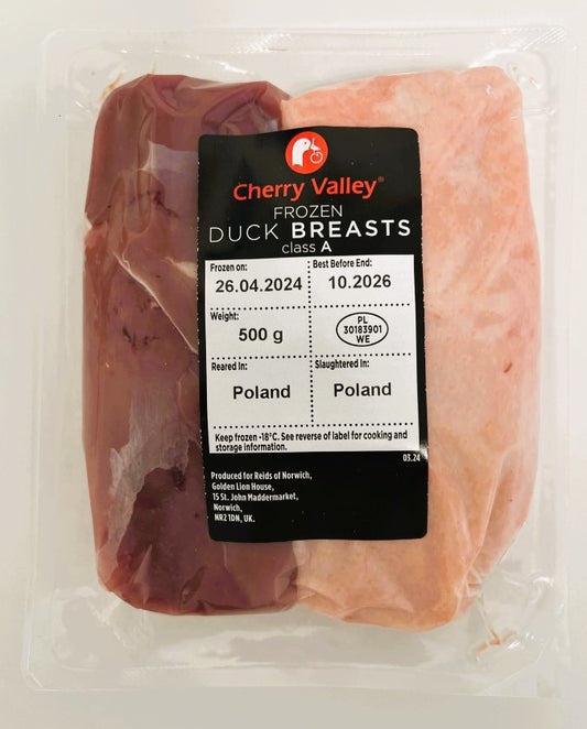 Duck Fillets packed in 2's Frozen bulk
