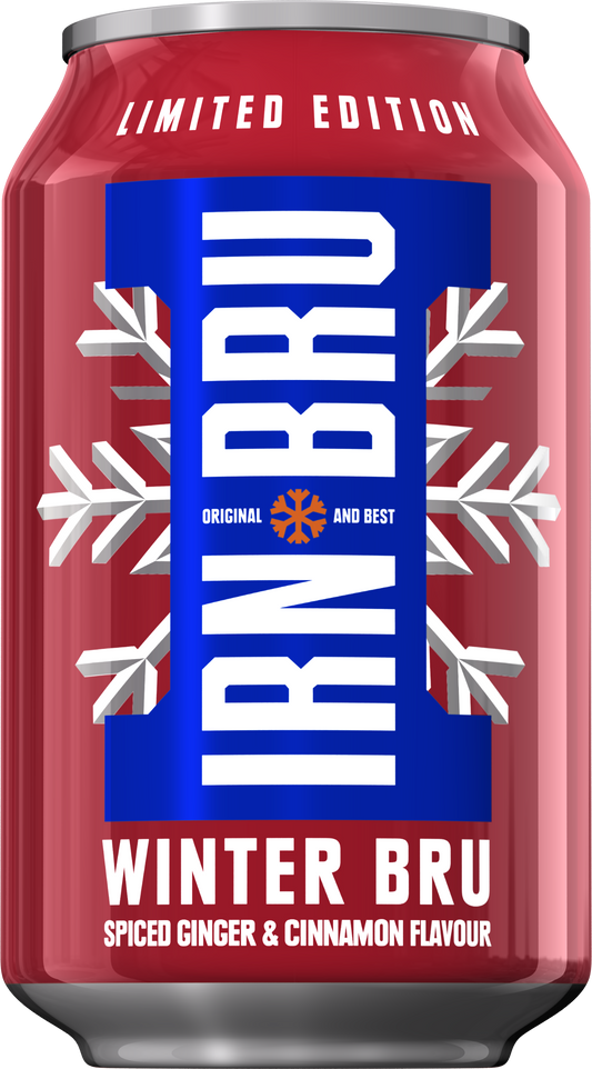 Winter Flavoured Irn Bru Cans (Ginger & Cinnamon)