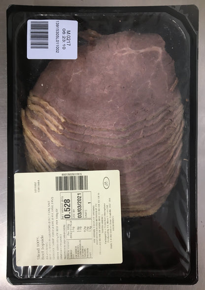 Sliced Roast Beef 100%