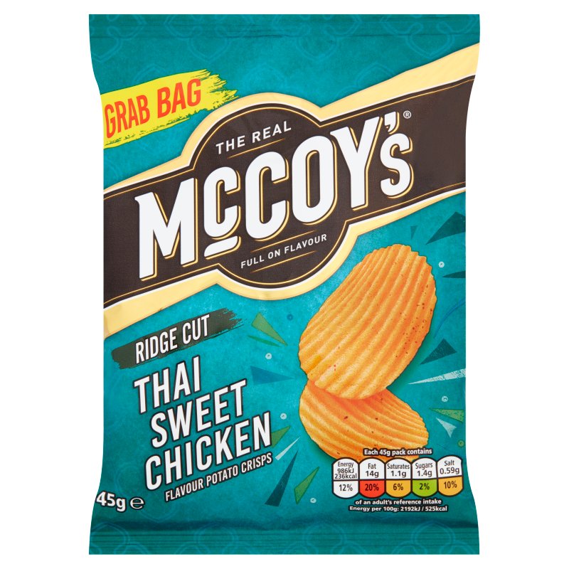 MCCOYS THAI SWEET CHICKEN 36X45GM