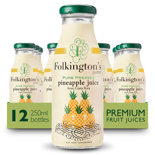 FOLKINGTON'S PINEAPPLE JUICE 12X250ML