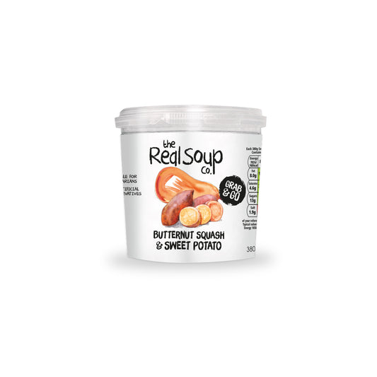 6X380GM BUTTERNUT & SWEET POTATO SOUP P-O