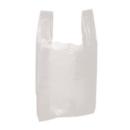 White Vest Carrier Bags