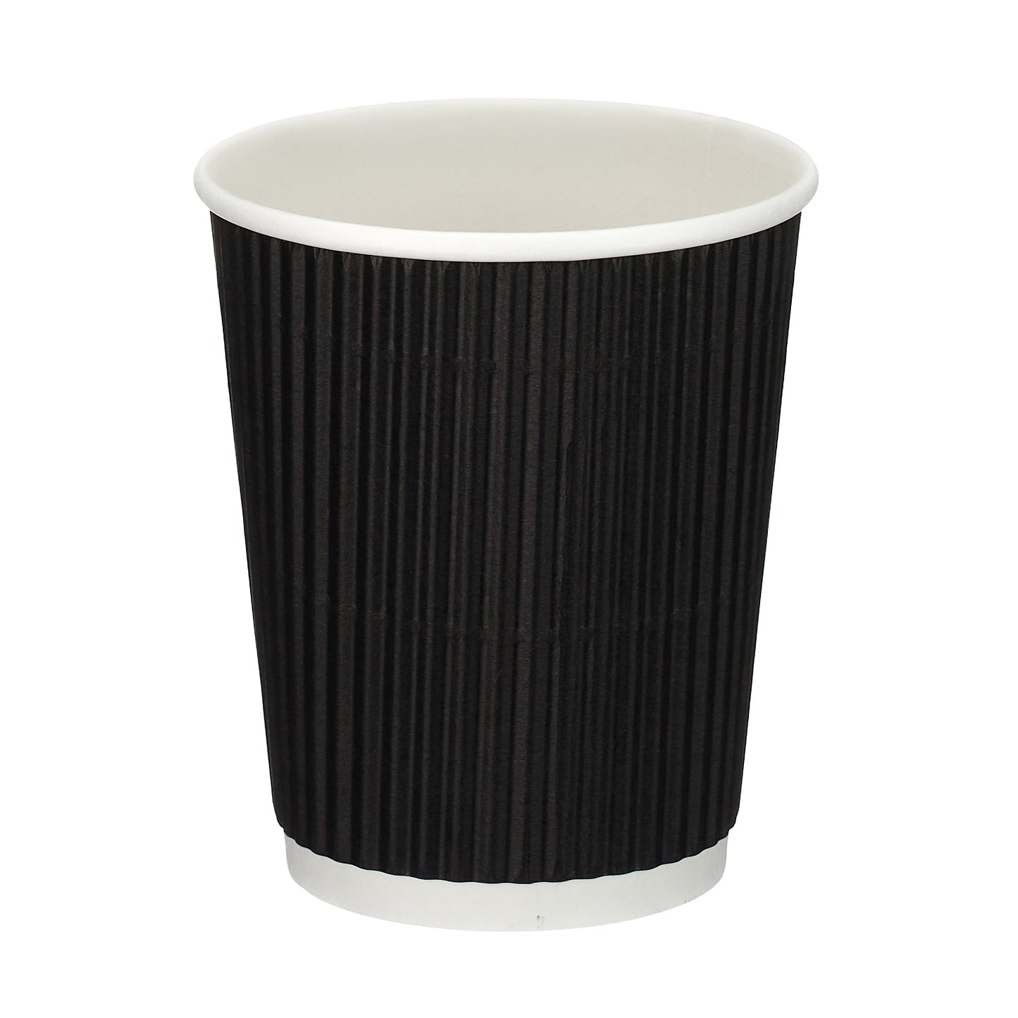 8oz Black Ripple Cup